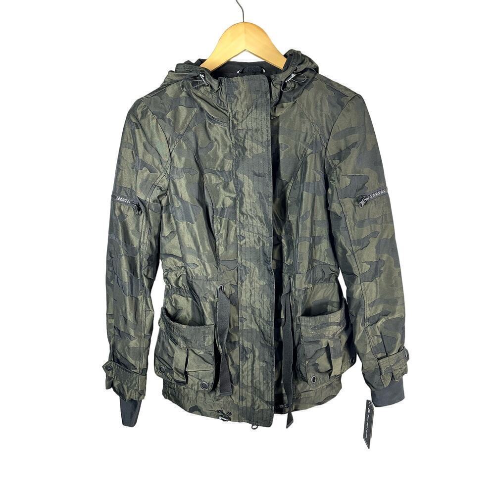 Blanc Noir Camo Grenadier Hooded Jacket Size XS Olive Camo
